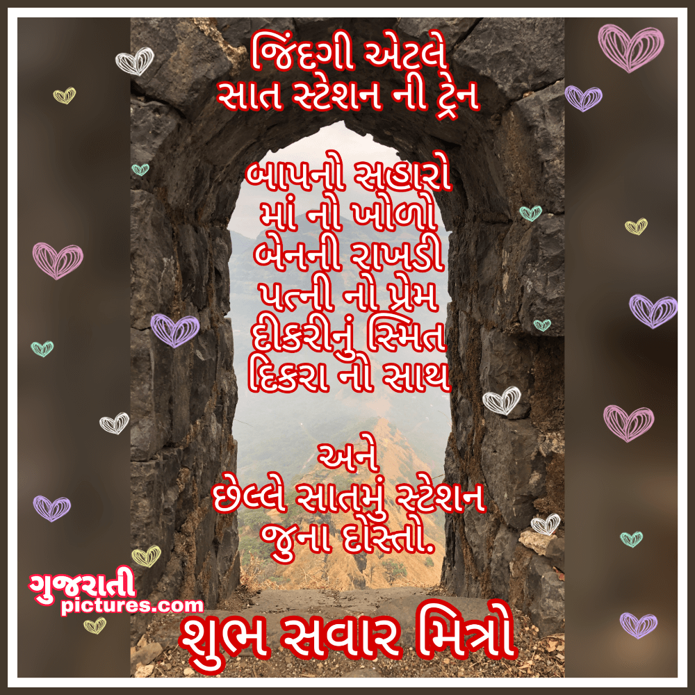Shubh Savar Mitro Post In Gujarati