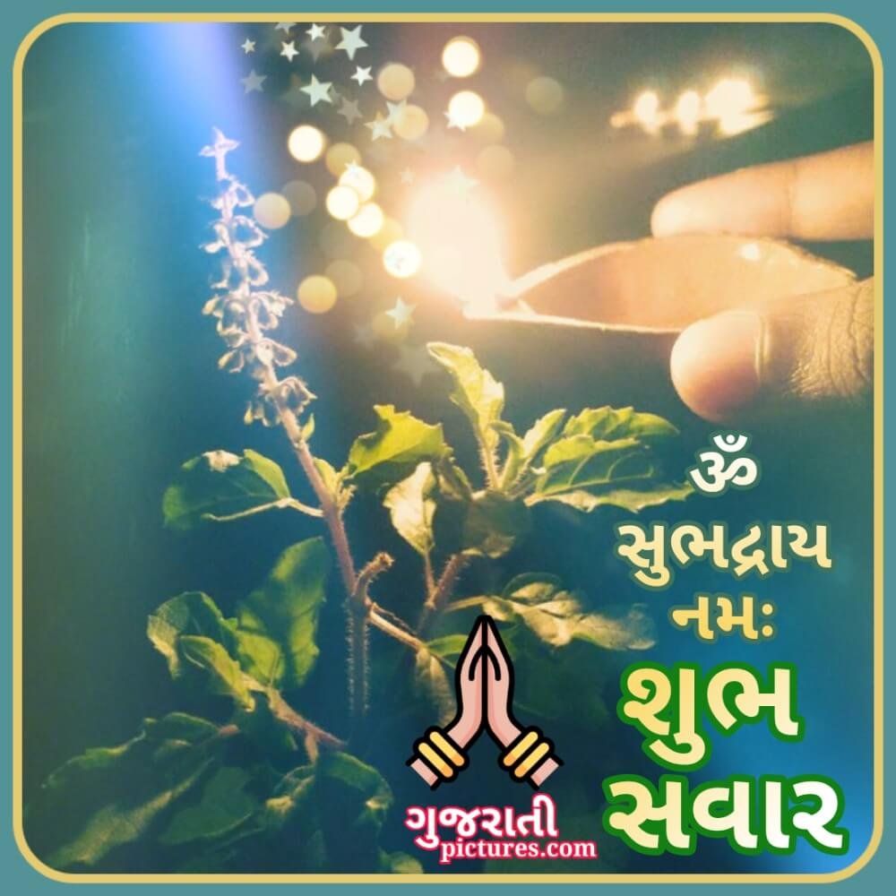 Shubh Savar Om Subhadraya Namah, Tulsimata Image